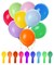 54 Pack 12 Inch Assorted Color Balloons - Rainbow Latex Balloons for Birthday Party, Colorful and Multicolor Party Decorations